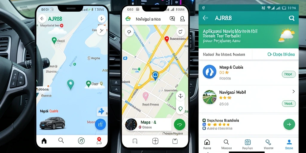 Antarmuka AJR88 yang memudahkan navigasi mobil