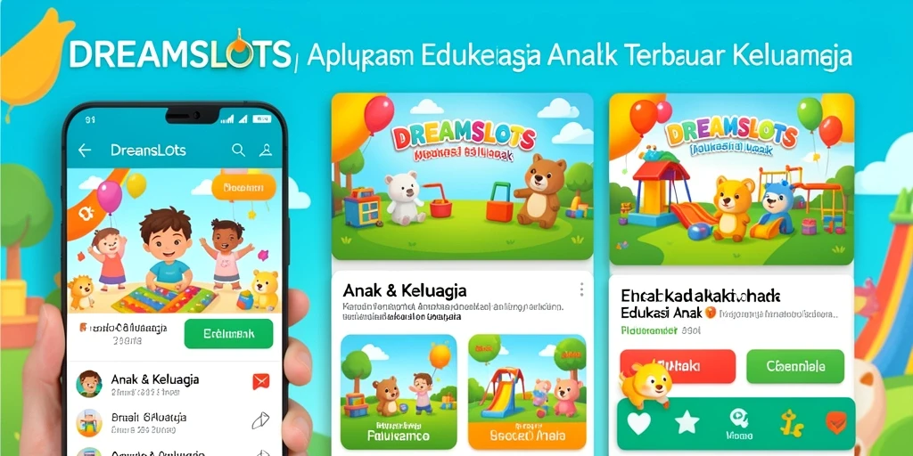 Antarmuka edukatif yang menarik dan interaktif untuk anak-anak.