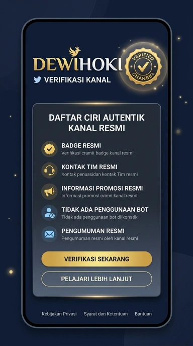 Tampilan kanal resmi dewihoki